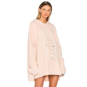 PUMA X FENTY PINK OVERSIZED CORSET HOODIE (S-L)